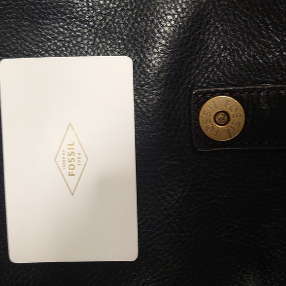 Fossil Travis mens Leather Messenger Bag - Picture 12 of 12